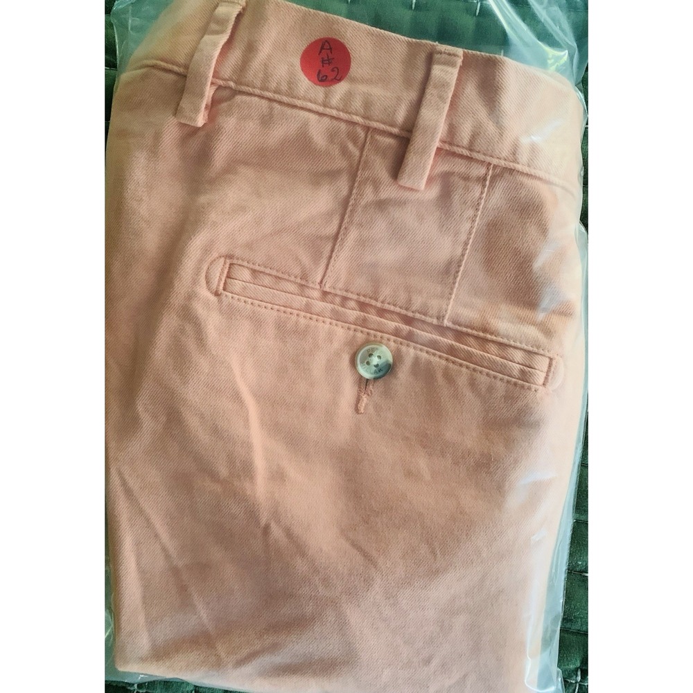 PETER MILLAR Pilot‎ Twill Shorts Chino peachy pink Mens Size 38 NWT - Picture 14 of 14
